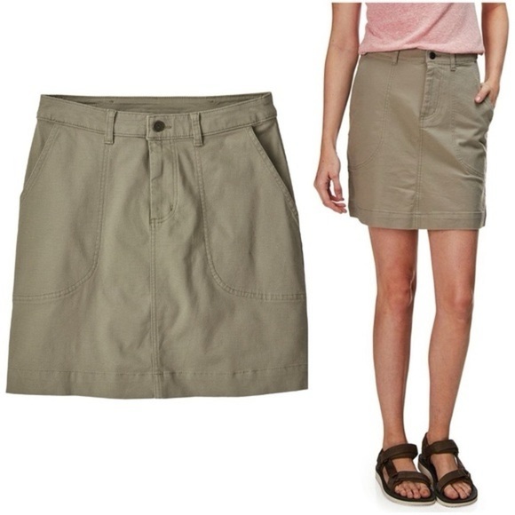 Patagonia stand up skirt in shale green - Picture 1 of 9